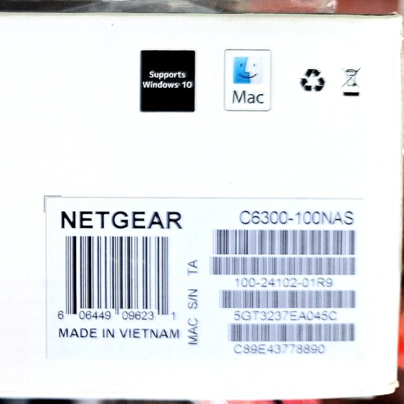 Netgear C6300‑100NAS (AC1750 DOCSIS 3.0 modem/router combo) - Picture 3 of 5
